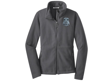 WOMEN'S DHS FPS BADGE FLEECE FULL ZIP JACKET-L217