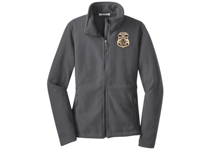 WOMEN'S DHS FPS BADGE FLEECE FULL ZIP JACKET-L217