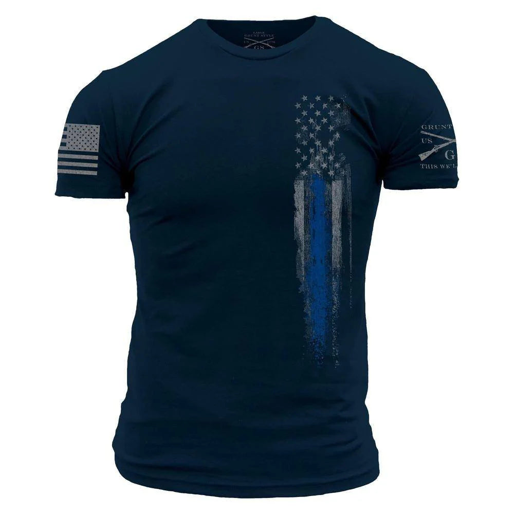GRUNT STYLE BLUE LINE FLAG