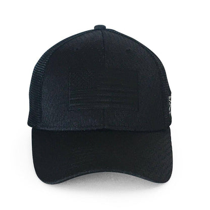 GRUNT STYLE BLACKOUT FLAG STRETCH FIT HAT GS4811