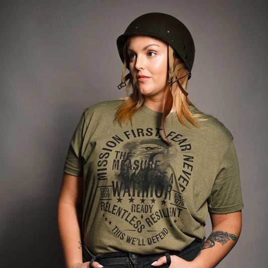 GRUNT STYLE WOMEN'S MISSION FIRST BOYFRIEND FIT T-SHIRT