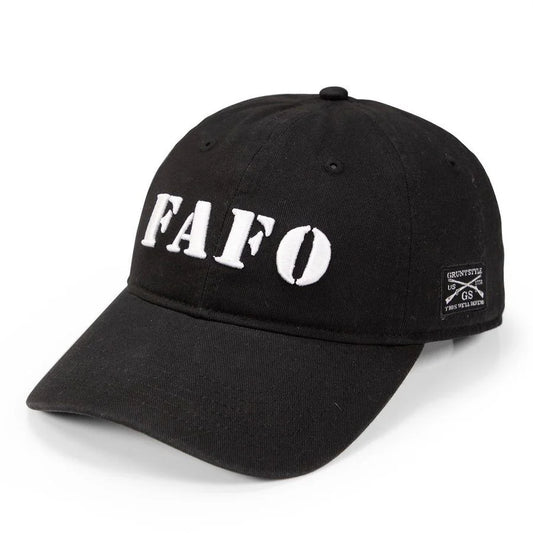 GRUNT STYLE FAFO DAD HAT- BLACK
