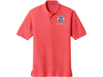 MEN'S FEMA BADGE PORT AUTHORITY POLO - K500