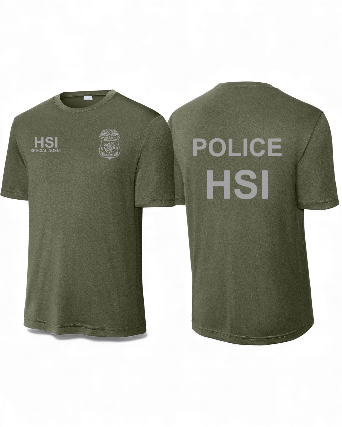 HSI SPECIAL AGENT WICKING RAID T-SHIRT-ST350