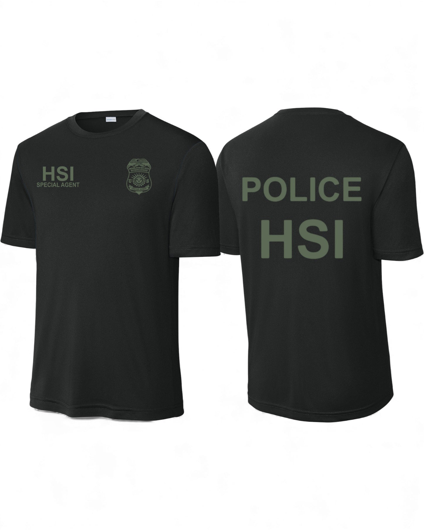 HSI SPECIAL AGENT WICKING RAID T-SHIRT-ST350