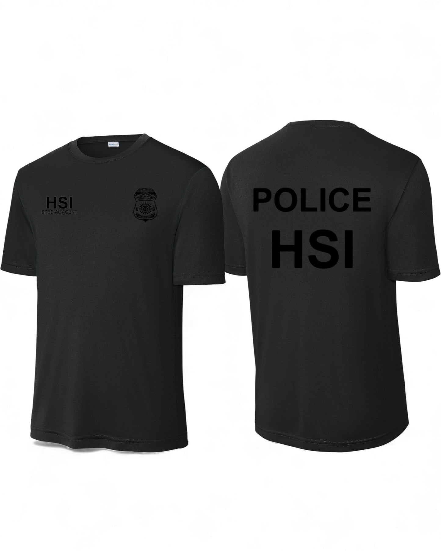 HSI SPECIAL AGENT WICKING RAID T-SHIRT-ST350