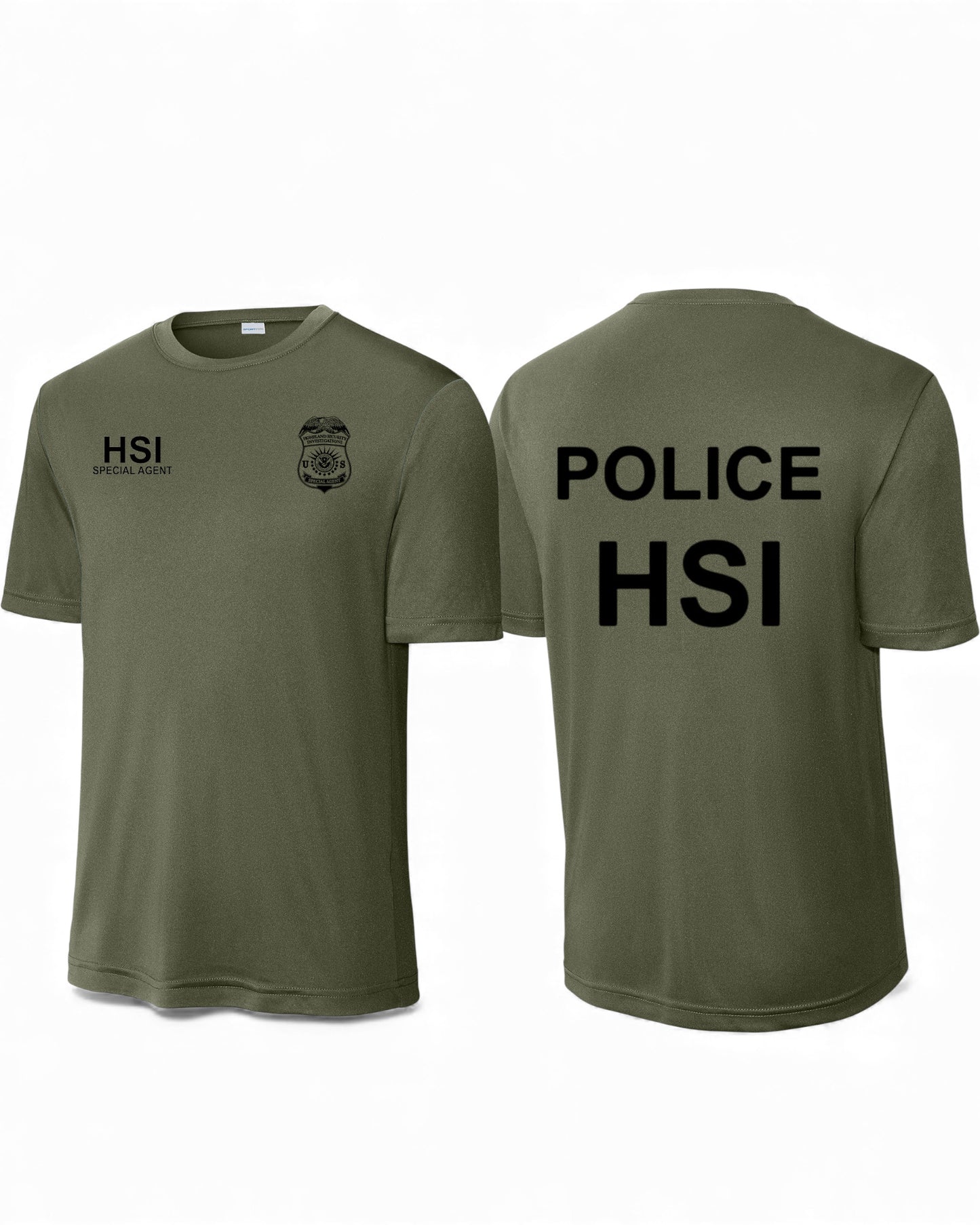 HSI SPECIAL AGENT WICKING RAID T-SHIRT-ST350