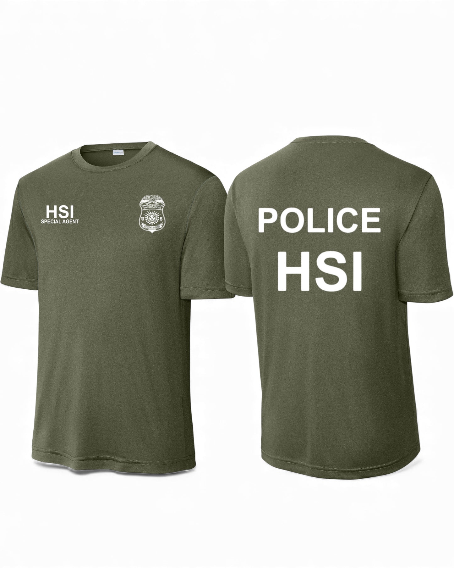 HSI SPECIAL AGENT WICKING RAID T-SHIRT-ST350