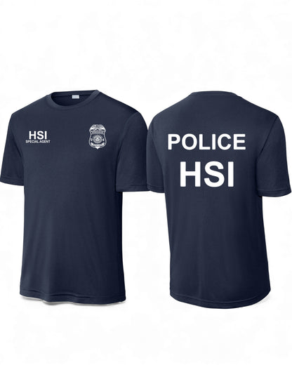 HSI SPECIAL AGENT WICKING RAID T-SHIRT-ST350
