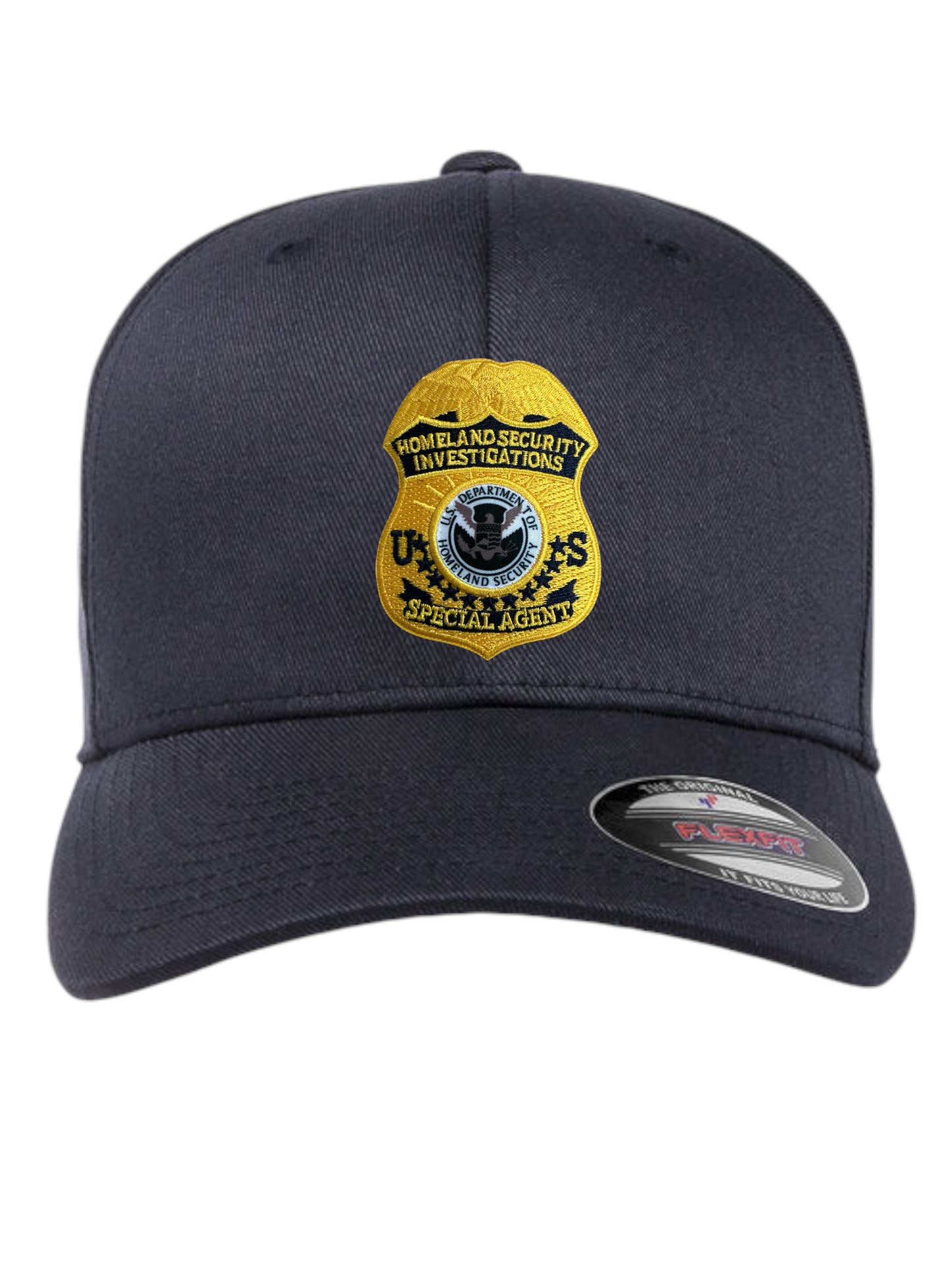 HSI SPECIAL AGENT BADGE ON FLEXFIT HAT