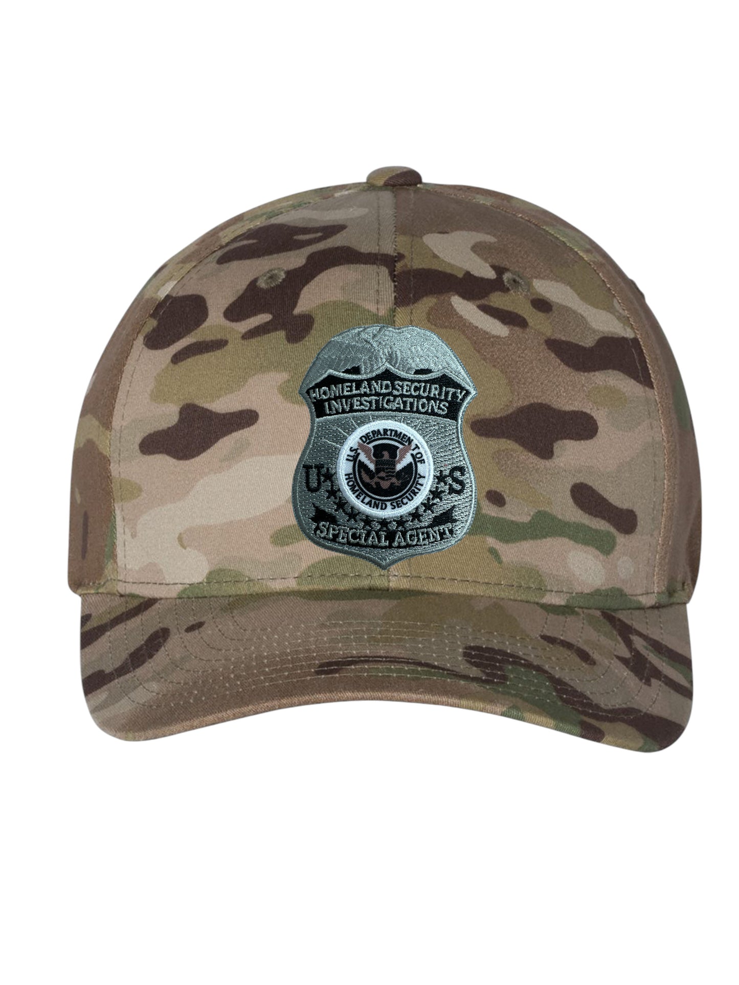 HSI SPECIAL AGENT BADGE ON FLEXFIT HAT