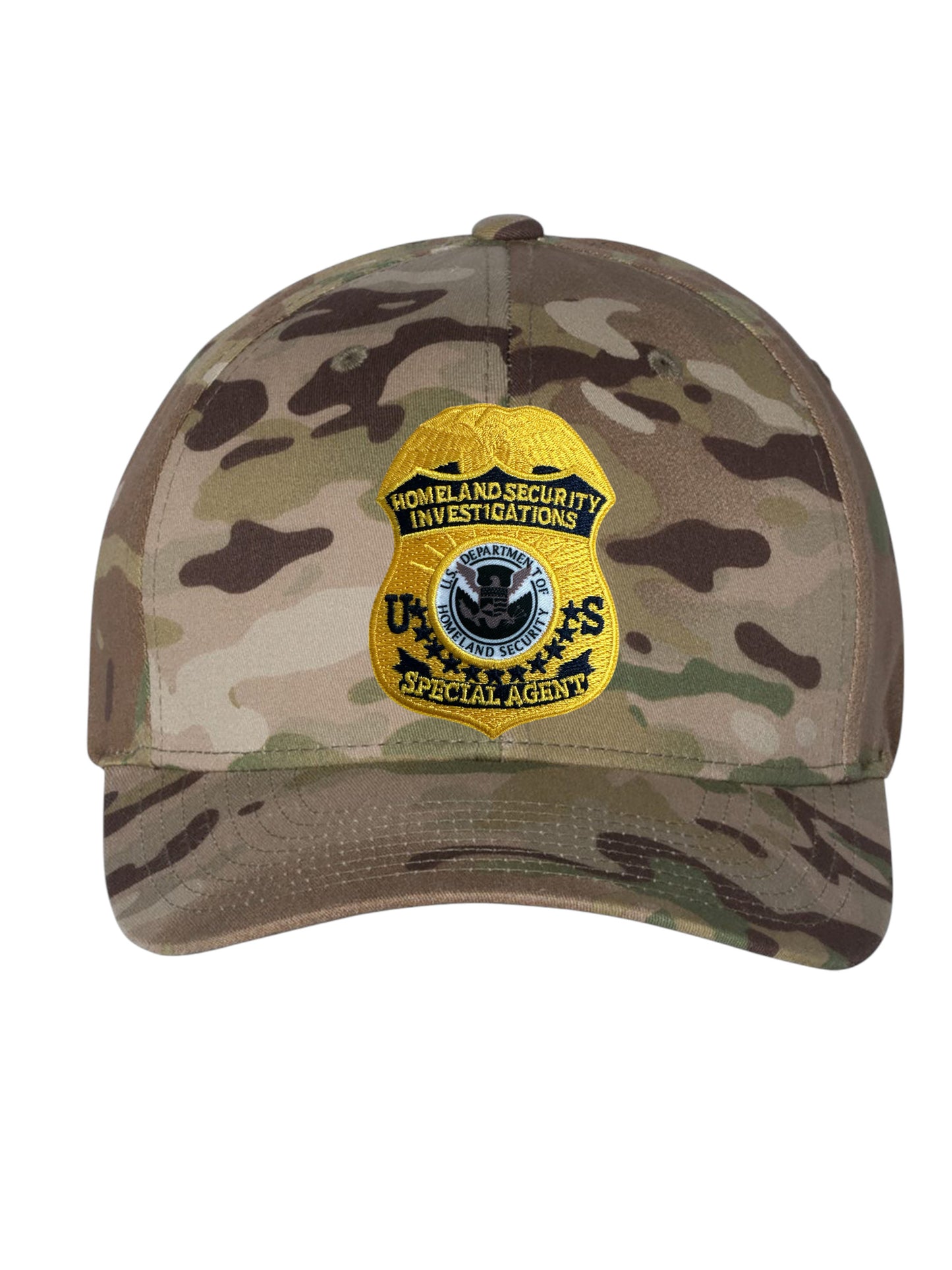 HSI SPECIAL AGENT BADGE ON FLEXFIT HAT