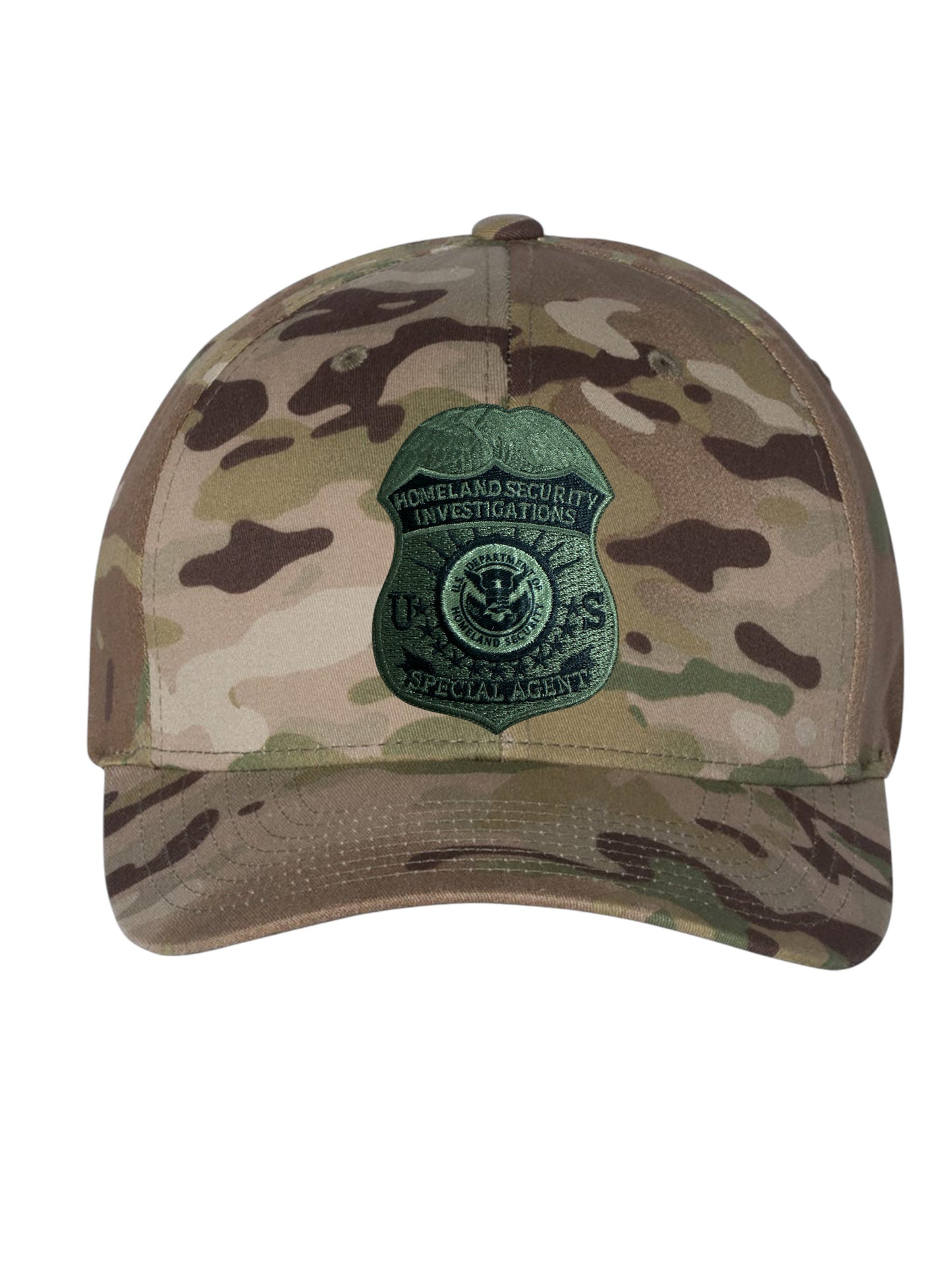 HSI SPECIAL AGENT BADGE ON FLEXFIT HAT