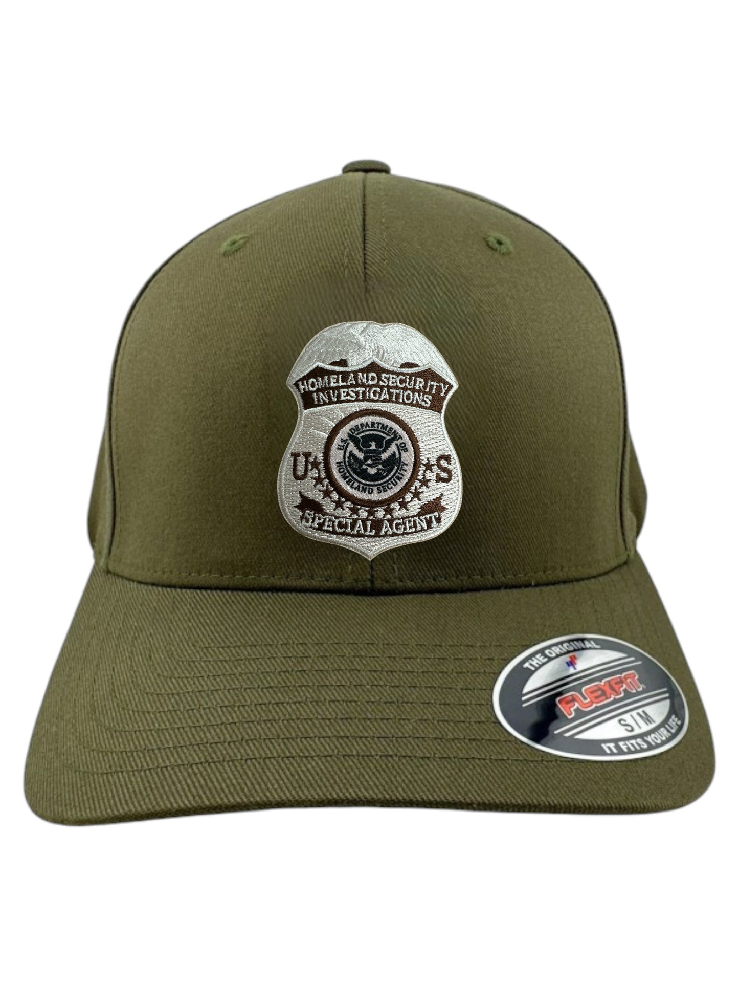 HSI SPECIAL AGENT BADGE ON FLEXFIT HAT