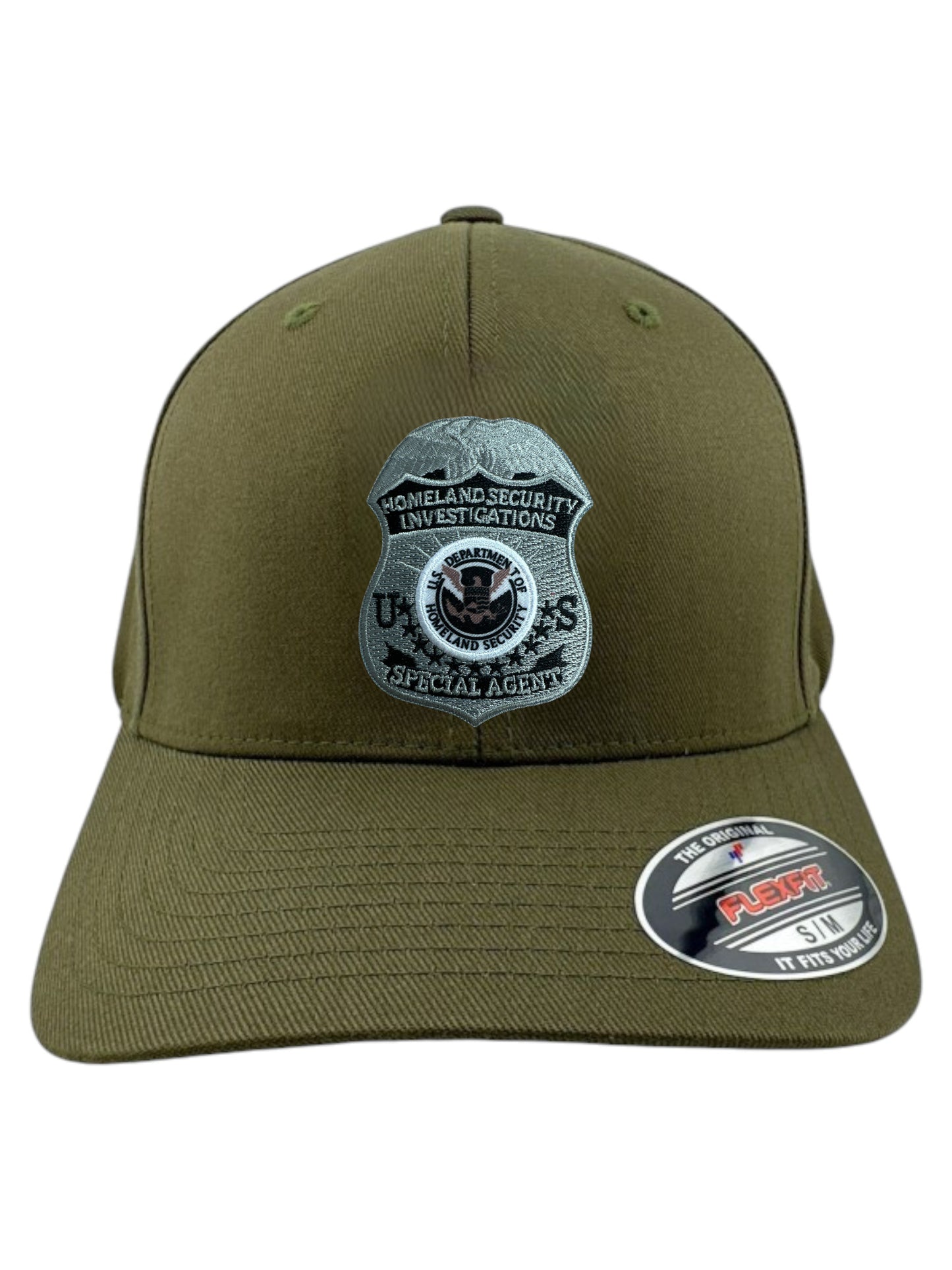 HSI SPECIAL AGENT BADGE ON FLEXFIT HAT