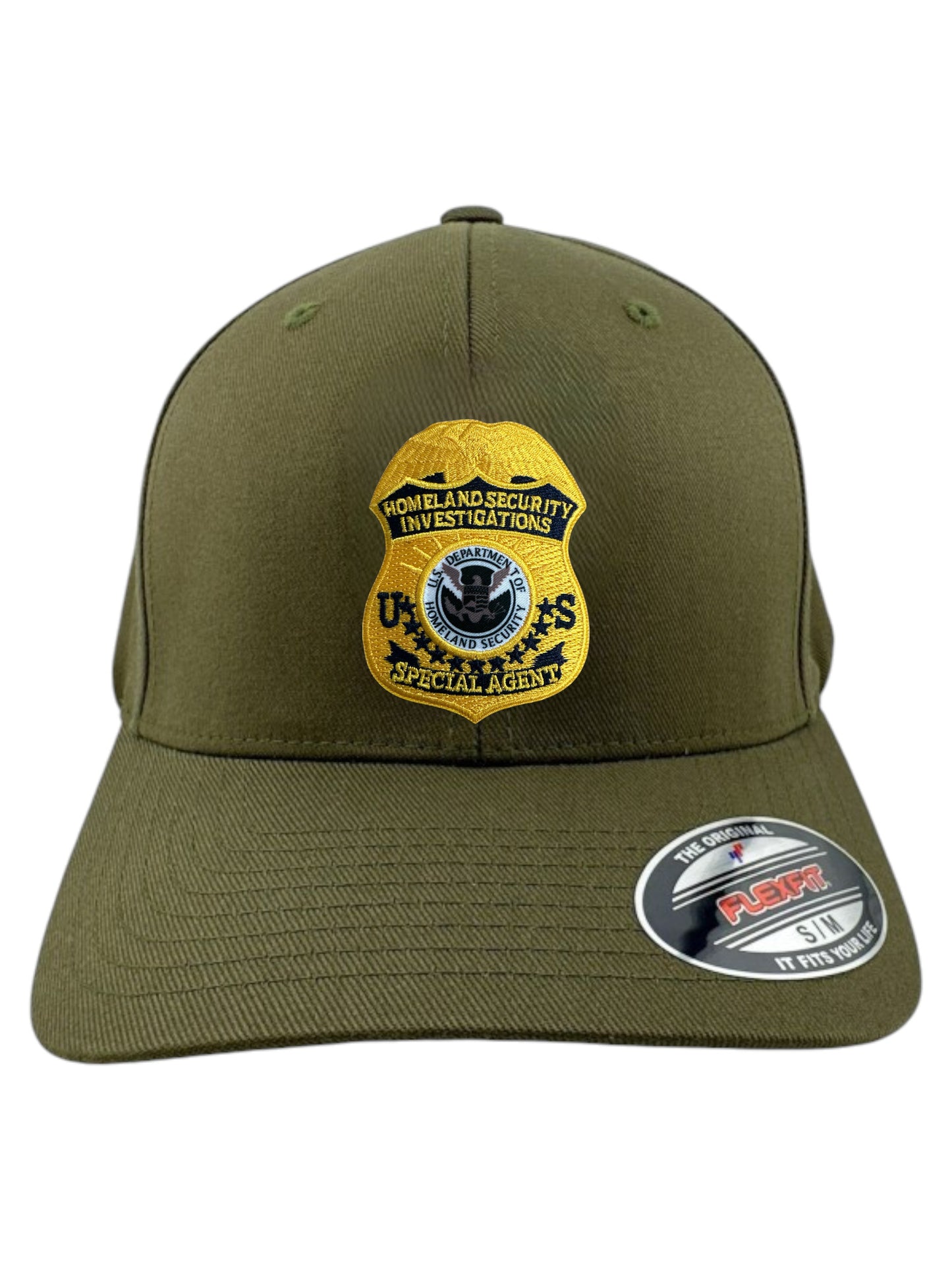 HSI SPECIAL AGENT BADGE ON FLEXFIT HAT