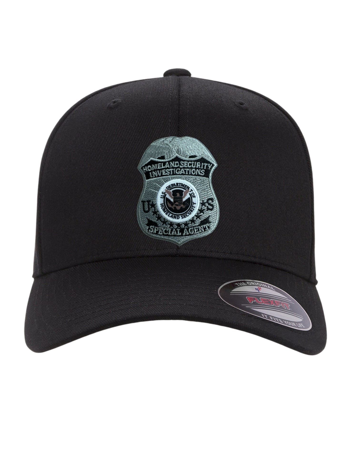 HSI SPECIAL AGENT BADGE ON FLEXFIT HAT