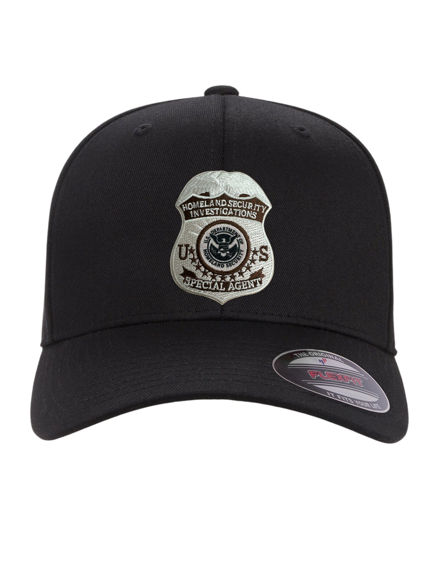 HSI SPECIAL AGENT BADGE ON FLEXFIT HAT