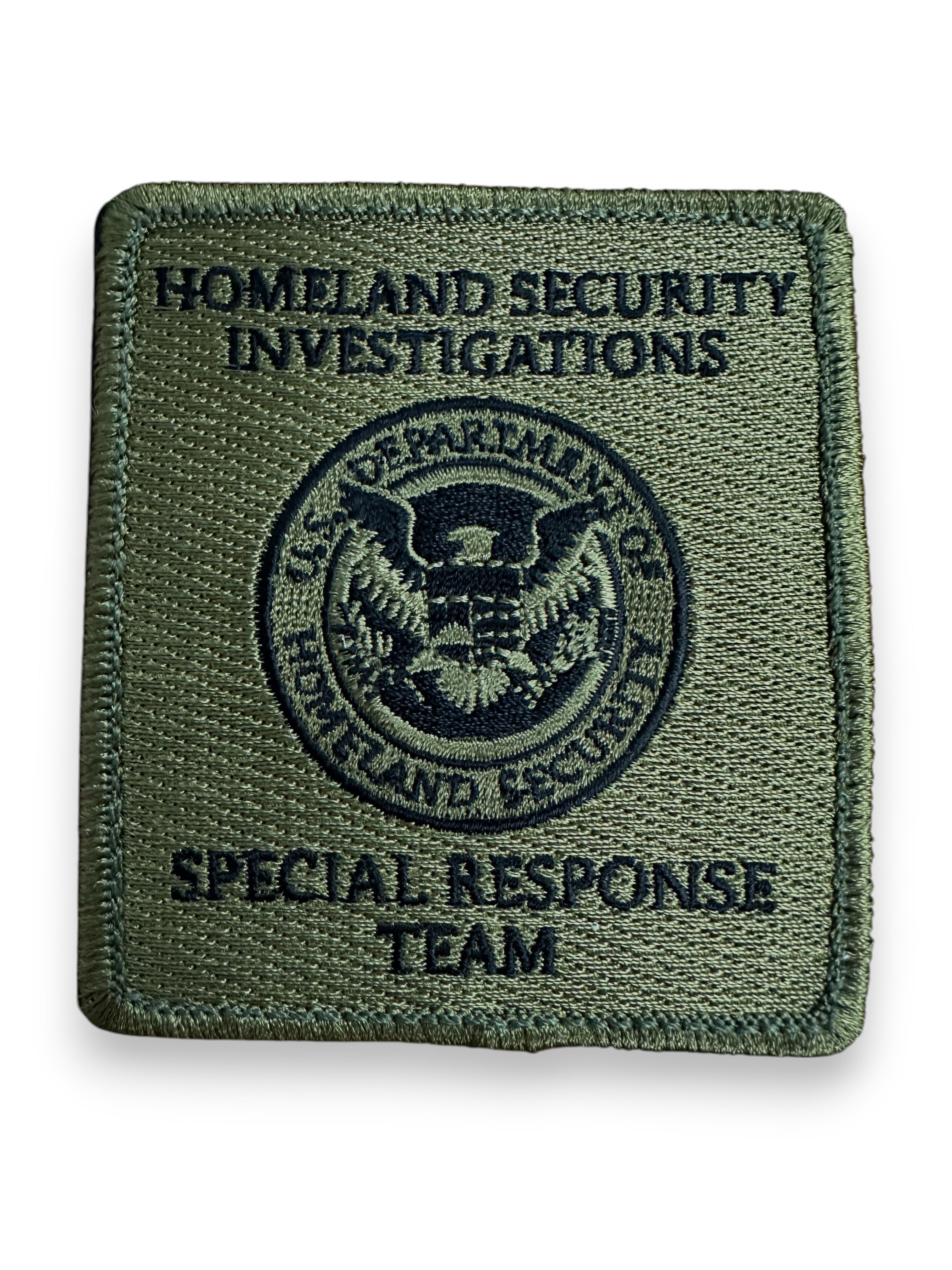 Dhs Patch HSI SRT REPLICA SHOULDER PATCH W/ HOOK FASTENER-OD/BLACK – Sally's Cop Shop