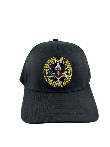CLEARANCE USMS SEAL EMBROIDERED FLEXFIT HAT