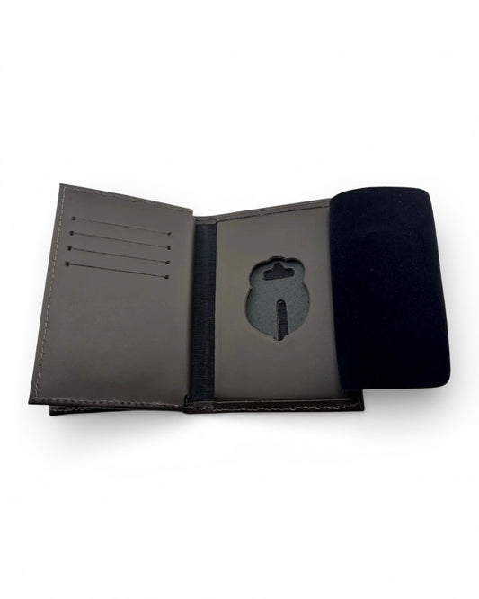 AF OSI DARK BROWN WALLET STYLE CASE BY STRONG LEATHER CO