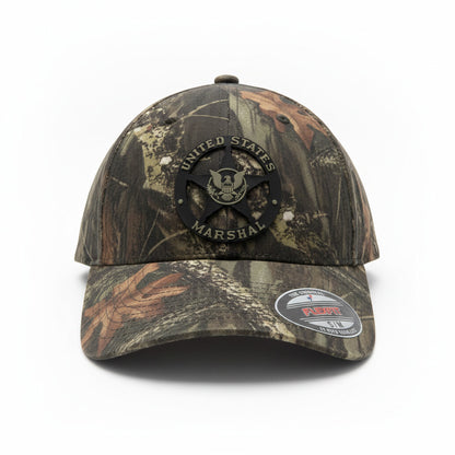 USMS PVC STAR FLEXFIT HAT MULTI REALTREE CAMO CLEARANCE