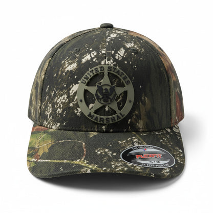 USMS PVC STAR FLEXFIT HAT MULTI REALTREE CAMO CLEARANCE