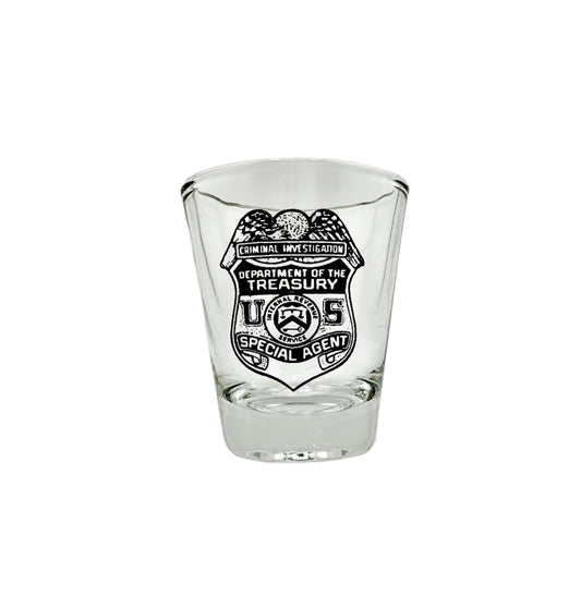 IRS CLEAR SHOT GLASS