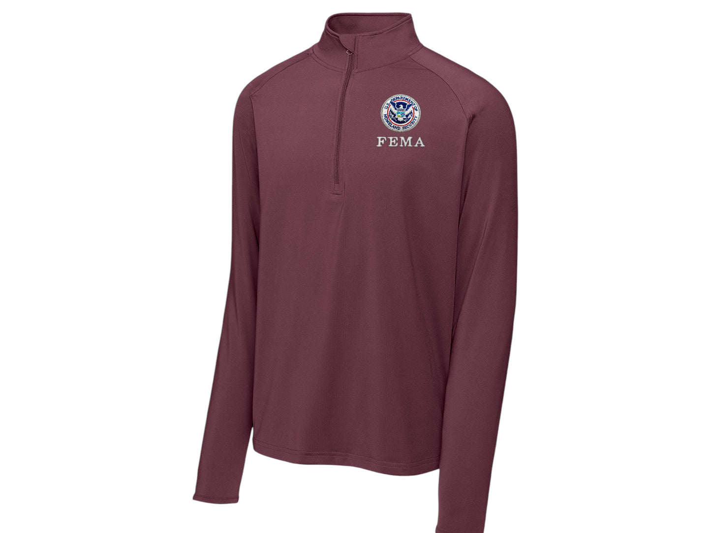 MEN'S FEMA SPORT TEK SPORT WICK STRETCH 1/2 ZIP PULLOVER-ST850