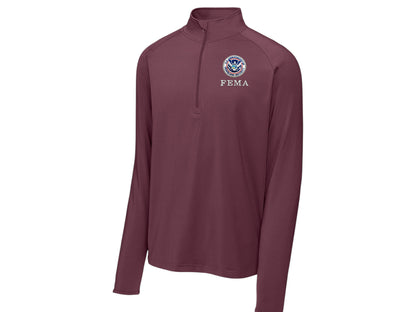 MEN'S FEMA SPORT TEK SPORT WICK STRETCH 1/2 ZIP PULLOVER-ST850