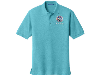 MEN'S FEMA BADGE PORT AUTHORITY POLO - K500