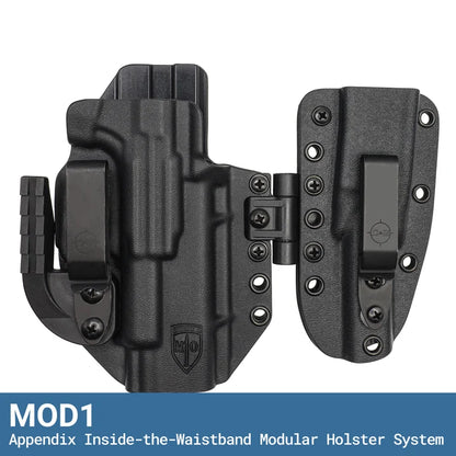 C&G HOLSTERS GLOCK 19/23/44/45 MOD1 APPENDIX SIDECAR KYDEX HOLSTER SYSTEM