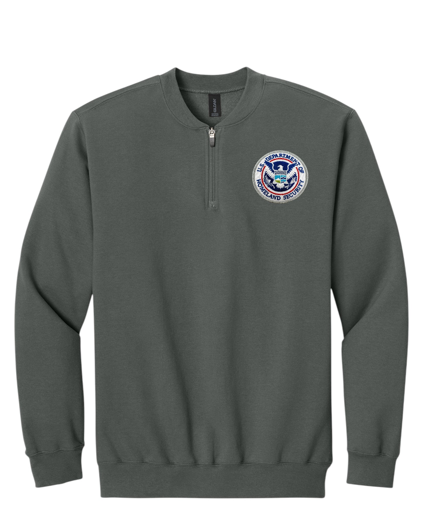 DHS SEAL GILDEN SOFTSTYLE MIDWEIGHT FLEECE 1/4 ZIP: SF008