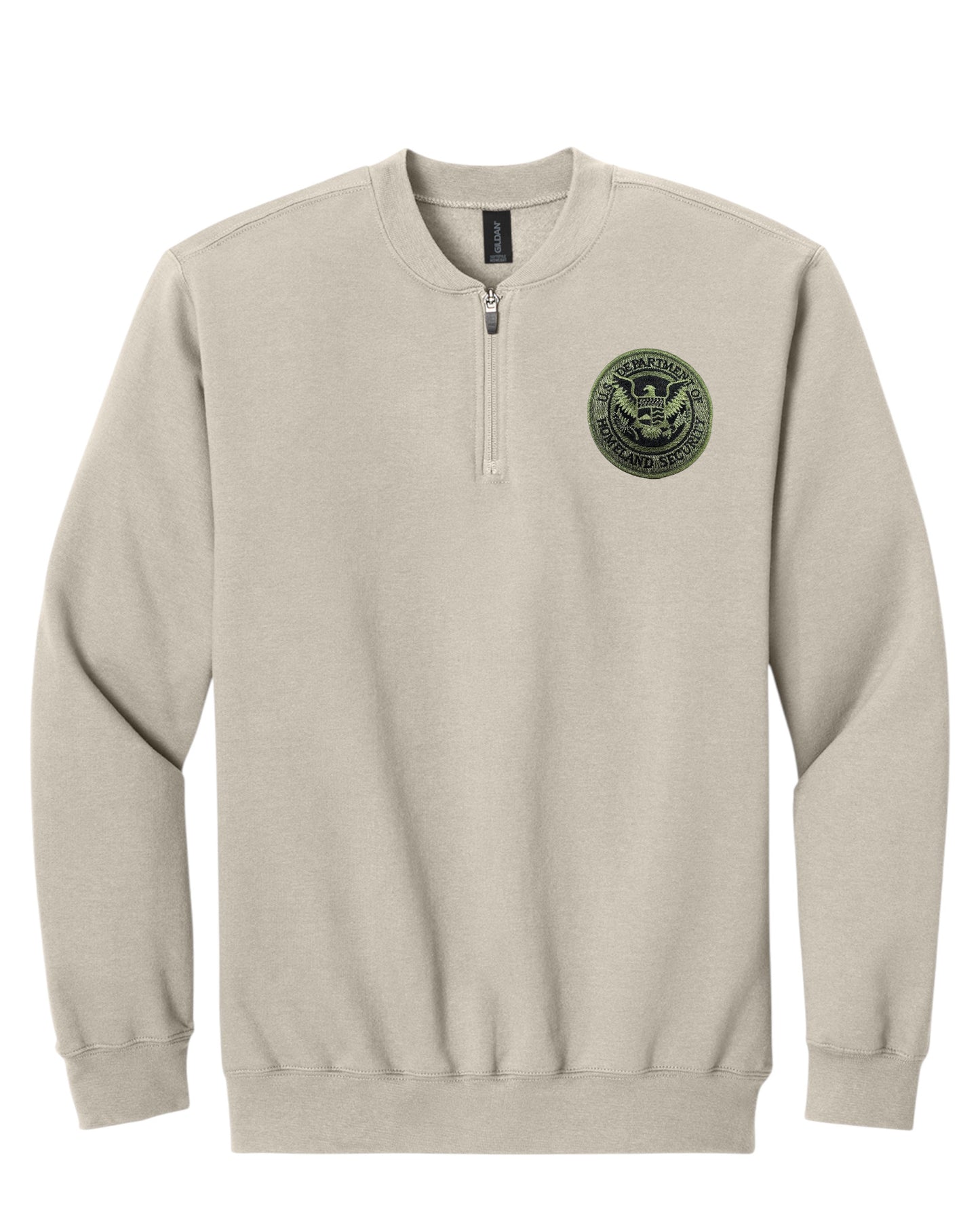 DHS SEAL GILDEN SOFTSTYLE MIDWEIGHT FLEECE 1/4 ZIP: SF008