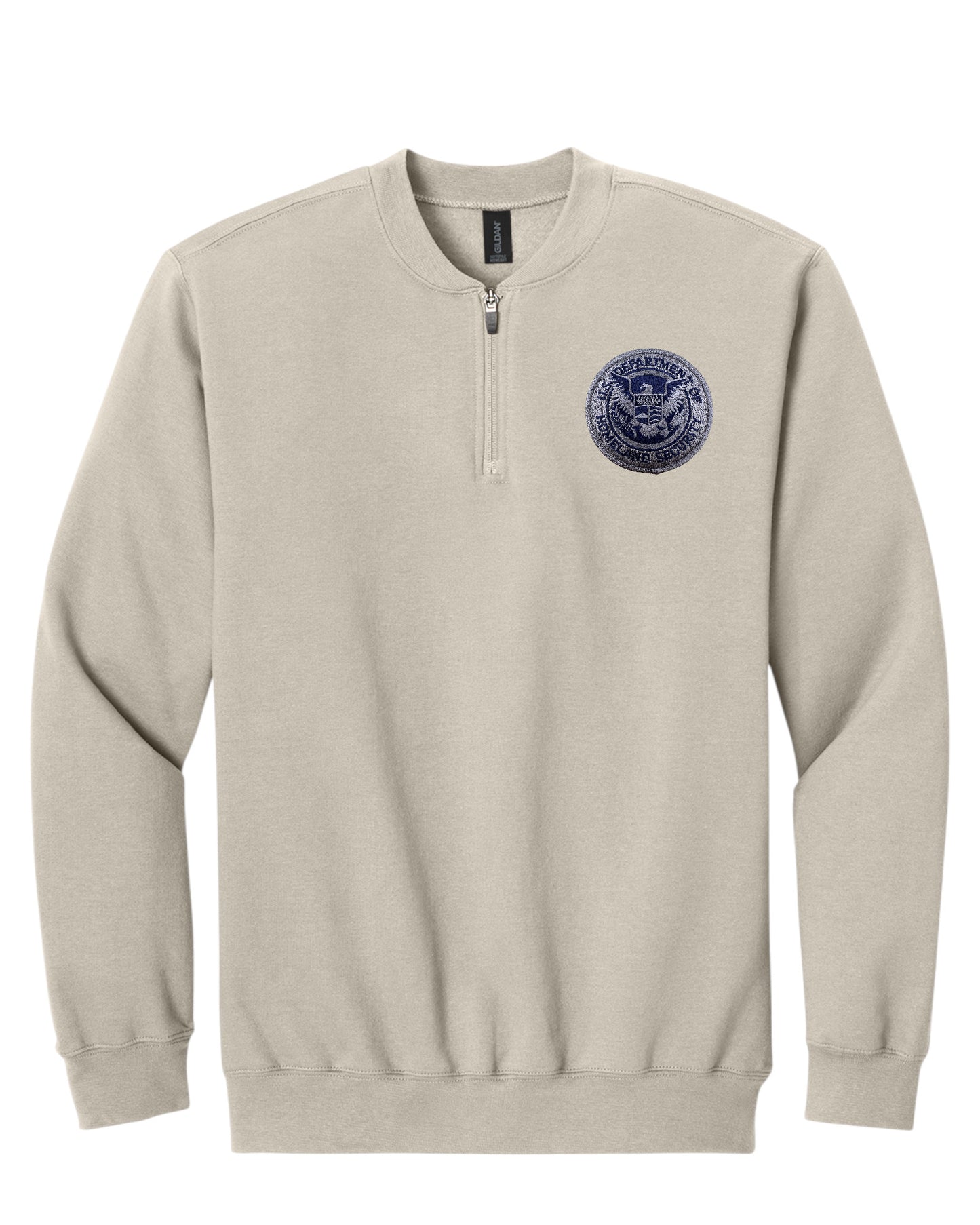 DHS SEAL GILDEN SOFTSTYLE MIDWEIGHT FLEECE 1/4 ZIP: SF008