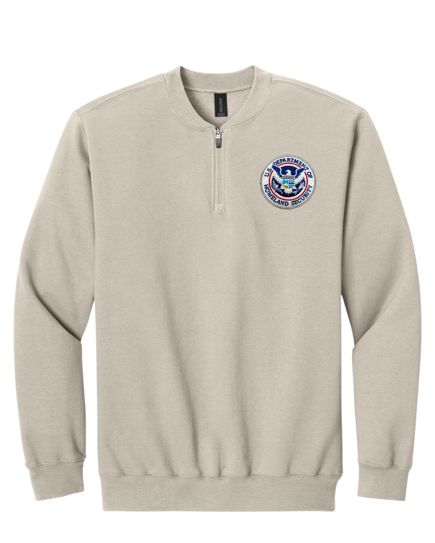 DHS SEAL GILDEN SOFTSTYLE MIDWEIGHT FLEECE 1/4 ZIP: SF008