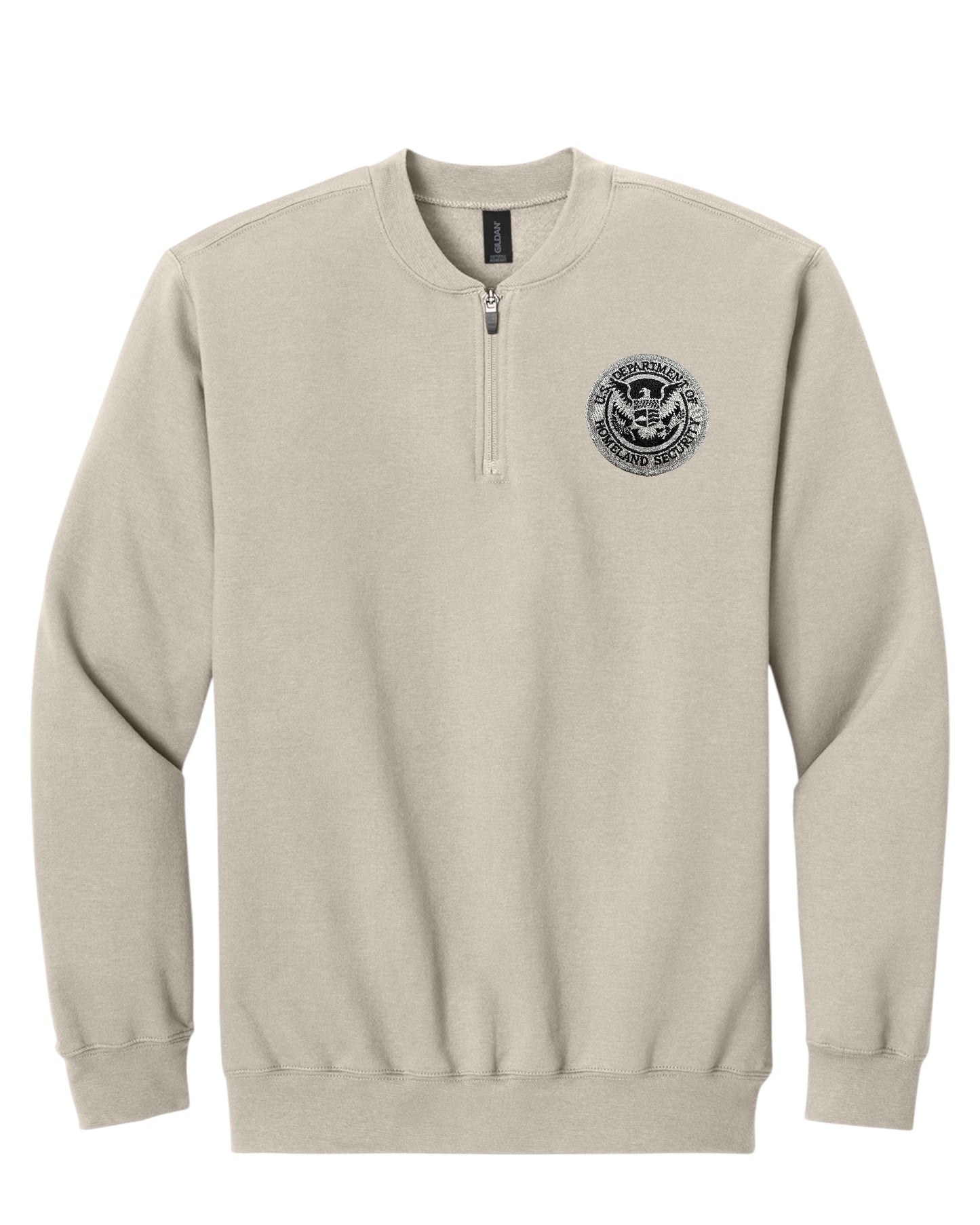 DHS SEAL GILDEN SOFTSTYLE MIDWEIGHT FLEECE 1/4 ZIP: SF008