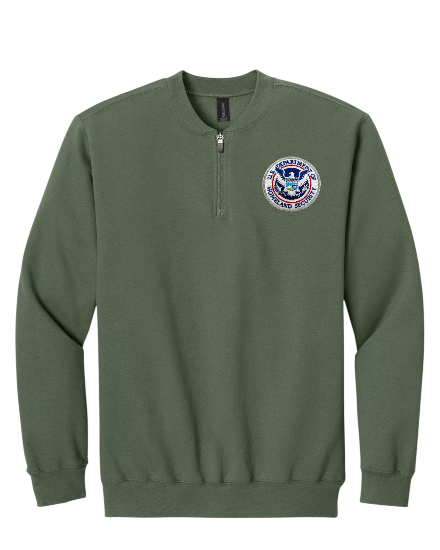 DHS SEAL GILDEN SOFTSTYLE MIDWEIGHT FLEECE 1/4 ZIP: SF008