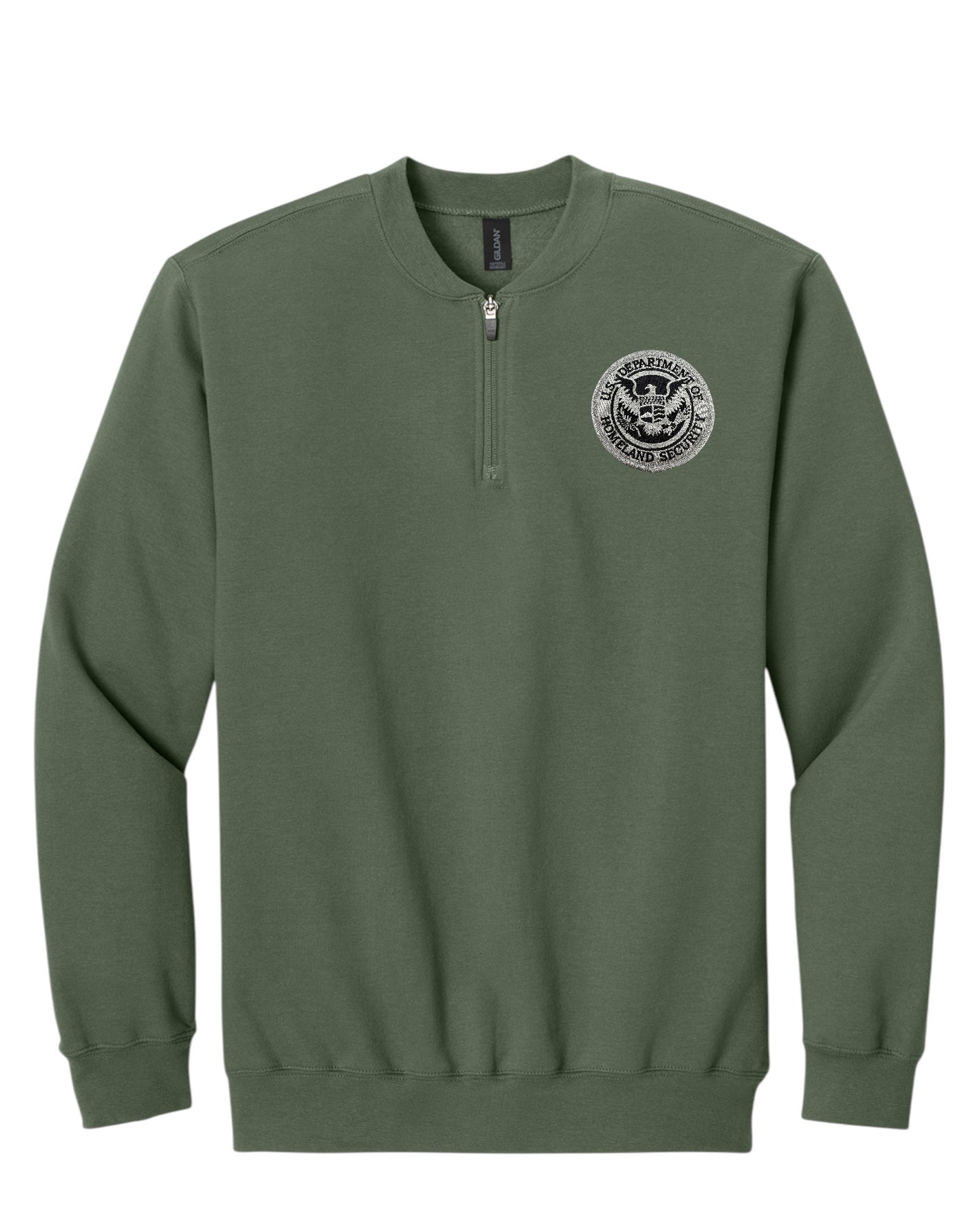 DHS SEAL GILDEN SOFTSTYLE MIDWEIGHT FLEECE 1/4 ZIP: SF008