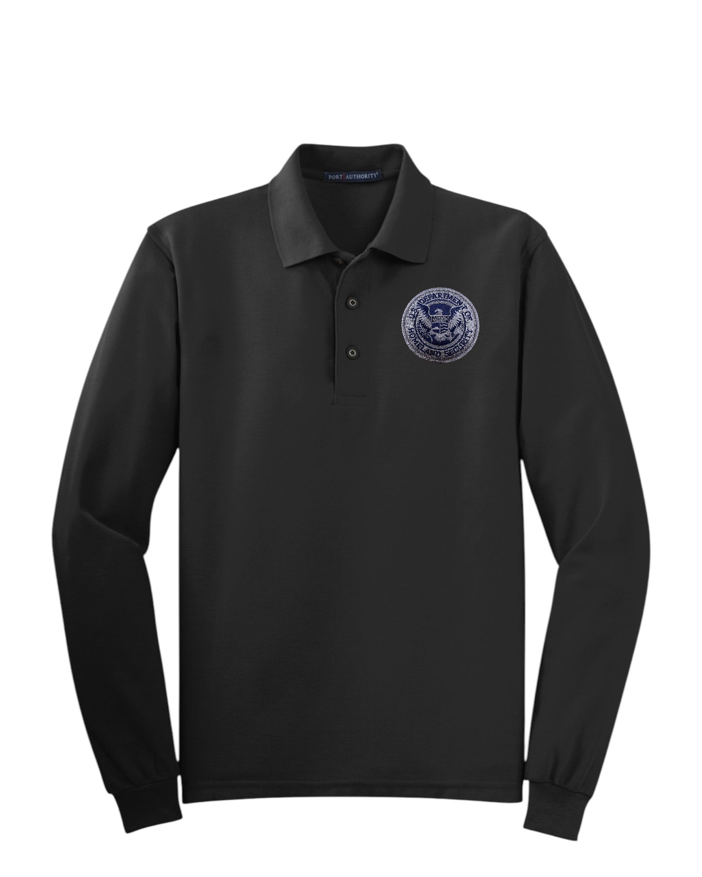 MEN'S LONG SLEEVE DHS SEAL PORT AUTHORITY POLO - K500LS