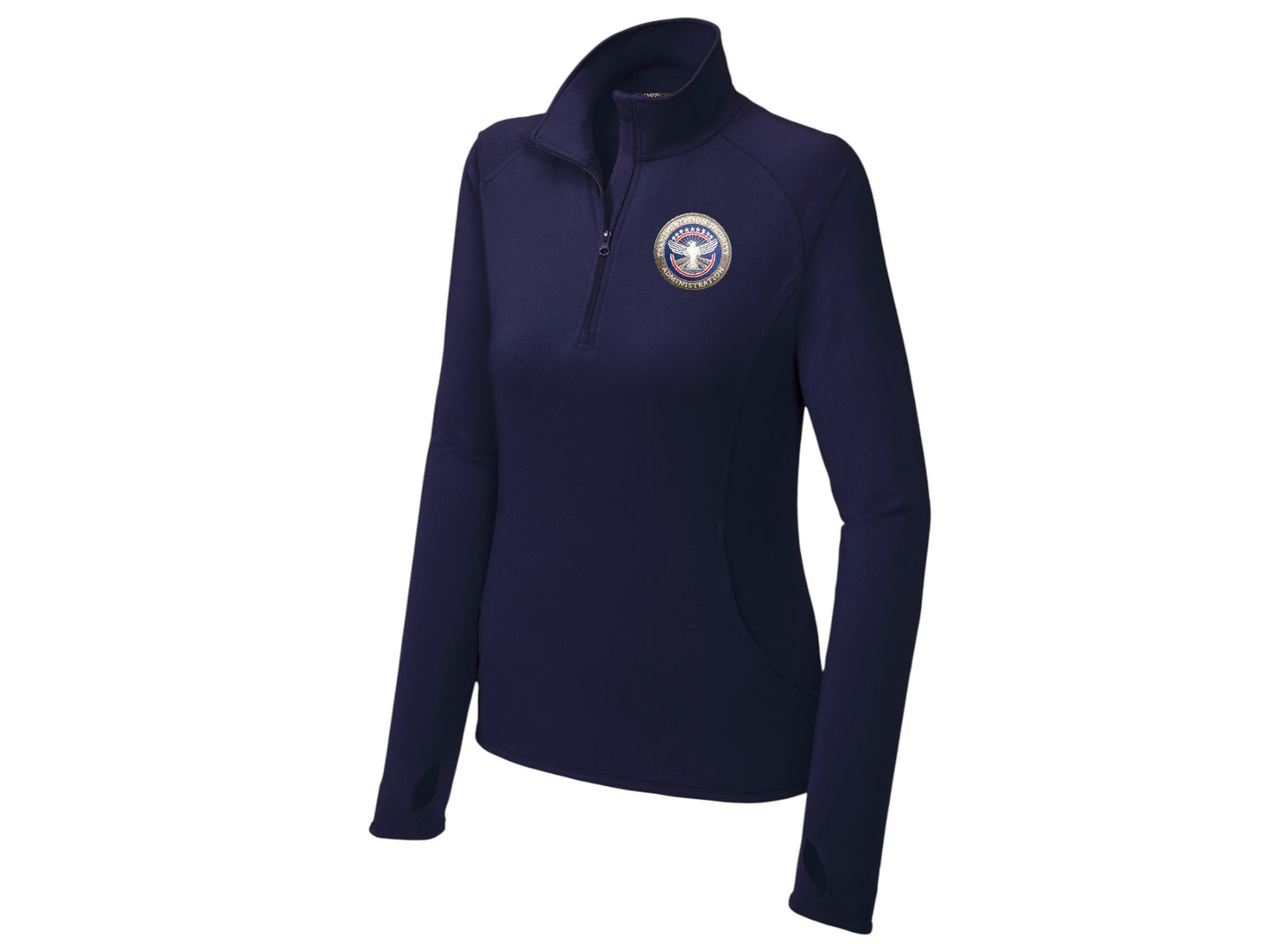 TSA INSIGNIA WOMEN'S SPORT TEK SPORT WICK STRETCH 1/2 ZIP PULLOVER-LST850