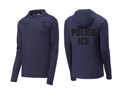POLICE ICE WICKING HOODED PULLOVER-ST358