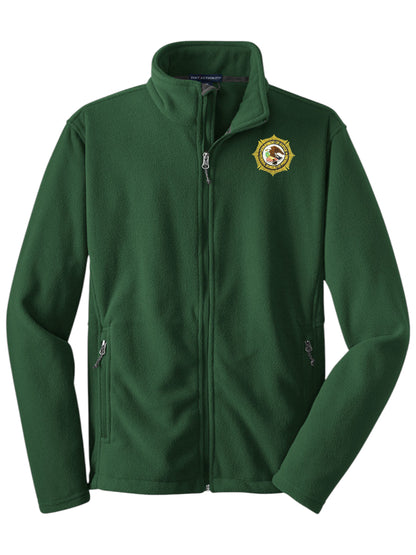 MEN'S FULL ZIP FLEECE W/ BOP LOGO-F217