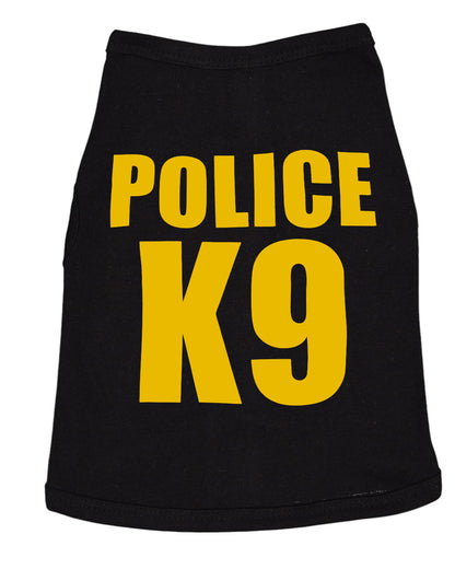 DOG TANK WITH POLICE K9 PRINTED-87438
