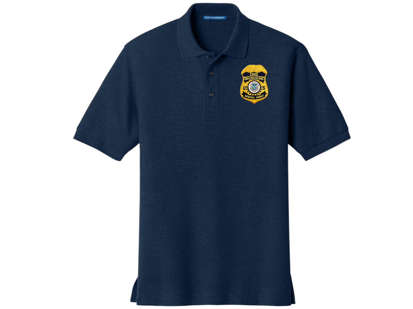 MEN'S DHS FPS BADGE PORT AUTHORITY POLO - K500