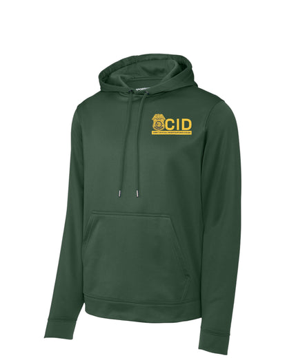 ARMY CID SPECIAL AGENT PRINTED WICKING HOODED PULLOVER-F244