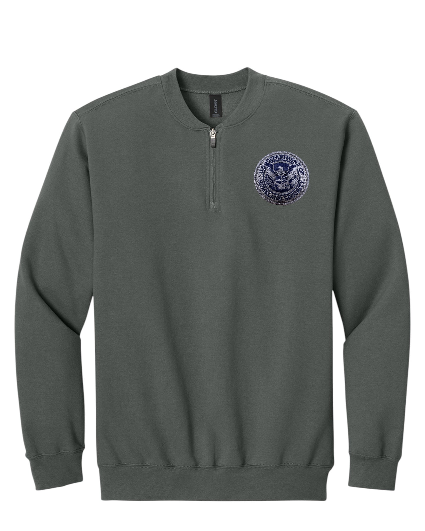 DHS SEAL GILDEN SOFTSTYLE MIDWEIGHT FLEECE 1/4 ZIP: SF008