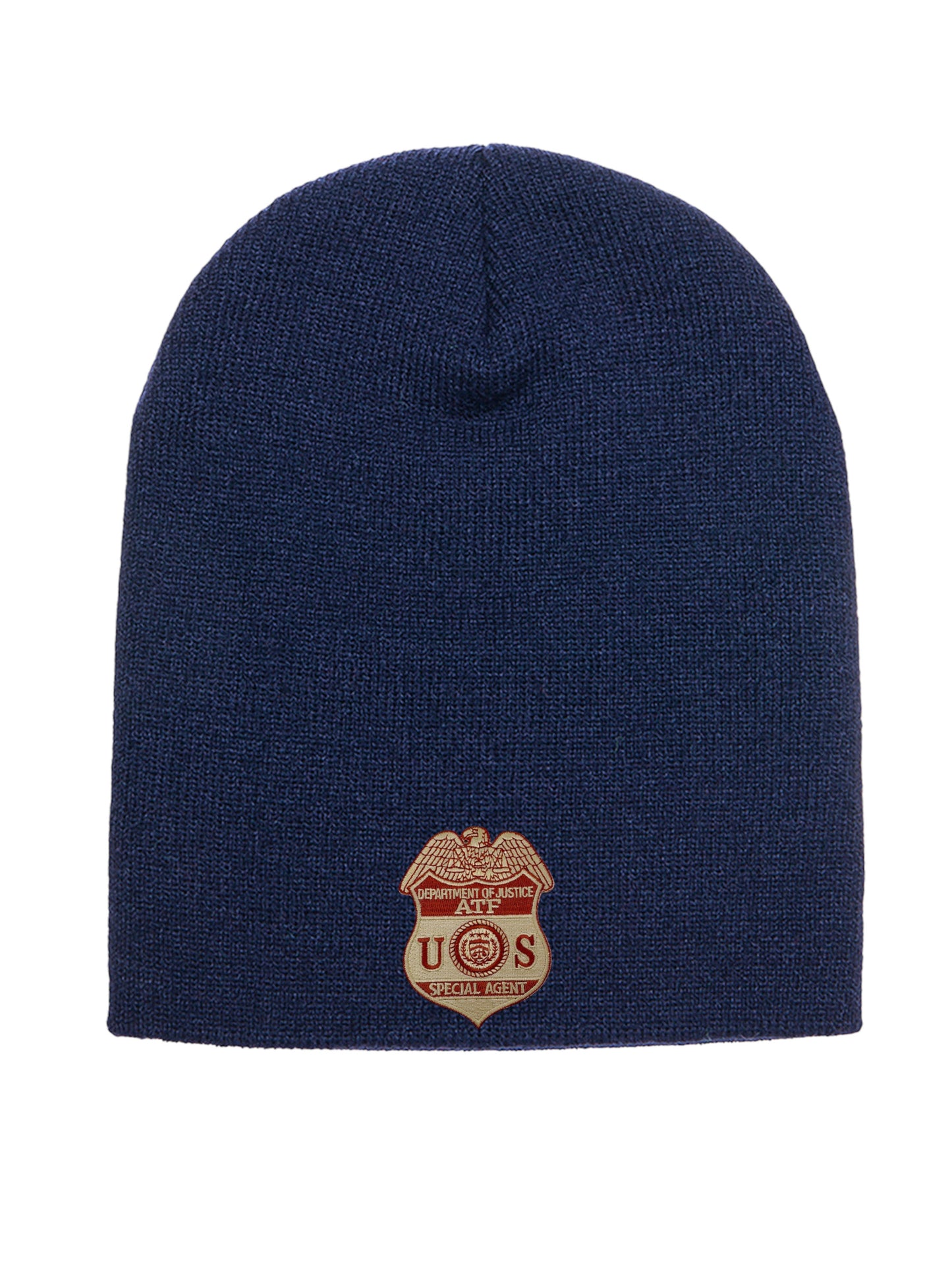 ATF SPECIAL AGENT BADGE SKULL KNIT BEANIE