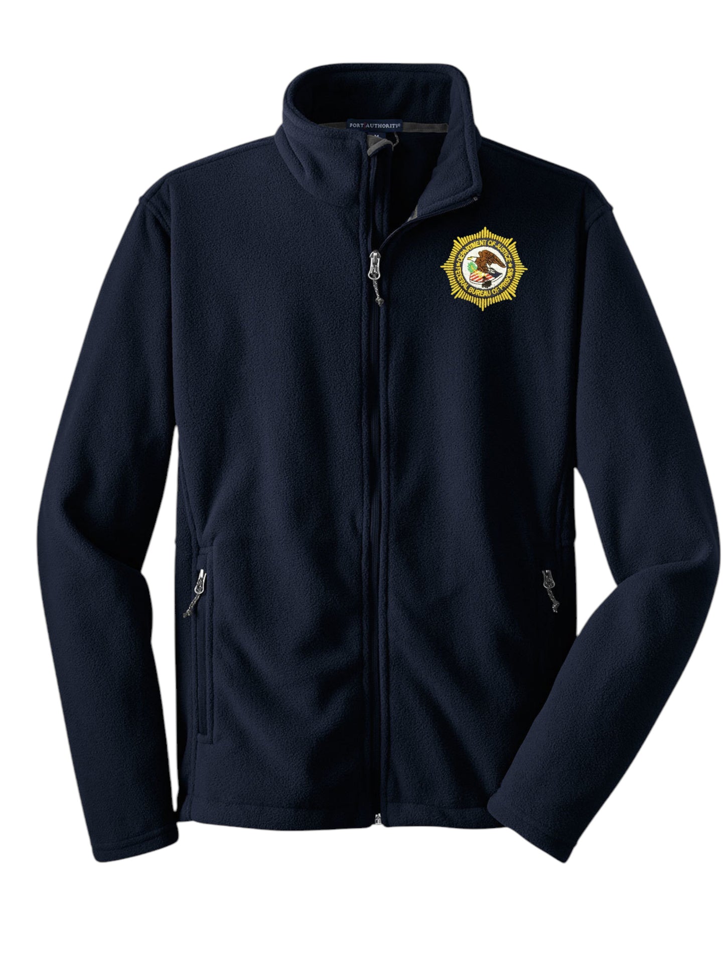 MEN'S FULL ZIP FLEECE W/ BOP LOGO-F217