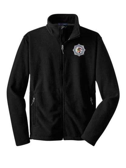 MEN'S FULL ZIP FLEECE W/ BOP LOGO-F217